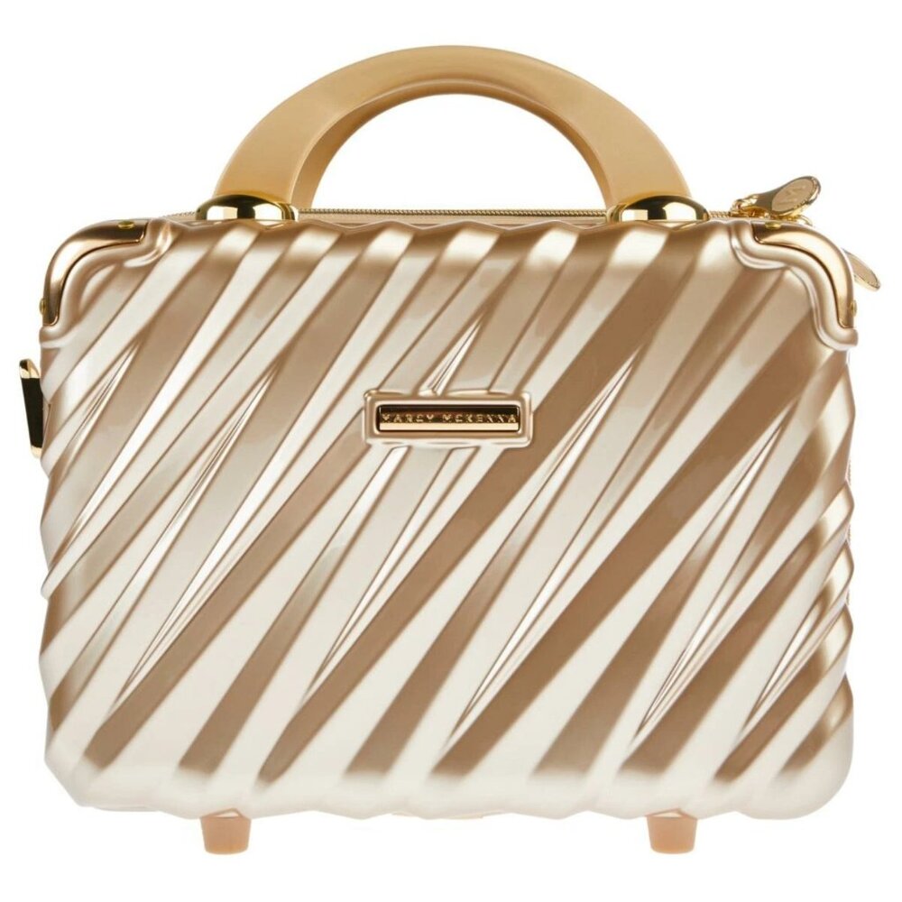 Marcy McKenna Gold Pattern Travel Case and Mini Case - Picture 2 of 14